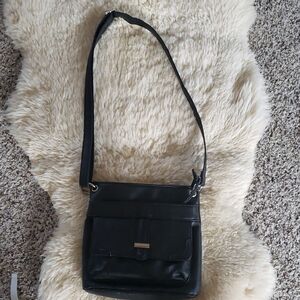 Franco Sarto Black Crossbody Bag